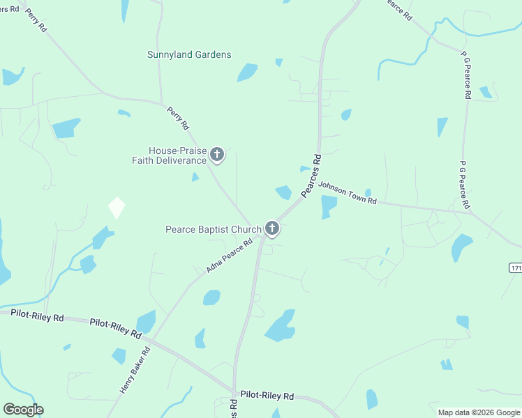 map of restaurants, bars, coffee shops, grocery stores, and more near 1089 Perry Road in Zebulon