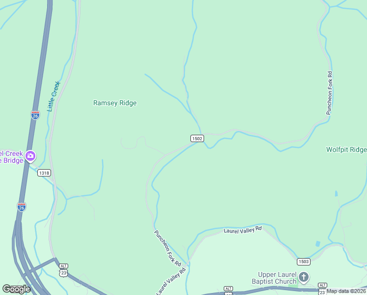 map of restaurants, bars, coffee shops, grocery stores, and more near 3359 Puncheon Fork Road in Mars Hill