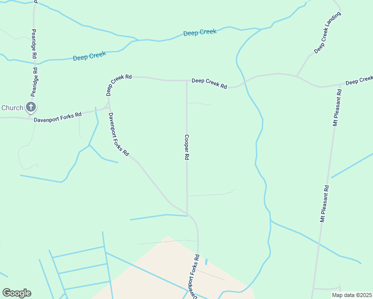 map of restaurants, bars, coffee shops, grocery stores, and more near Cooper Road in Creswell