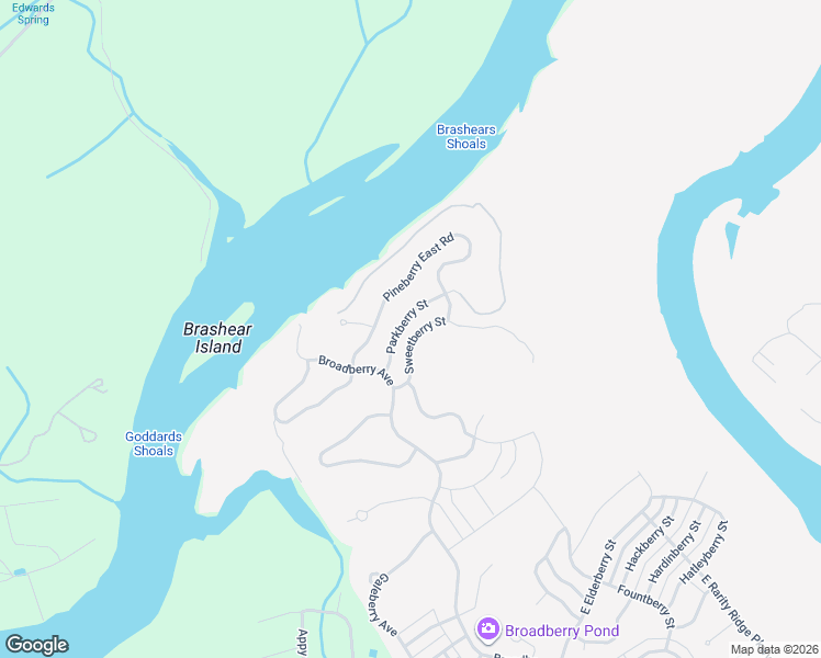 map of restaurants, bars, coffee shops, grocery stores, and more near 107 Sweetberry Street in Oak Ridge