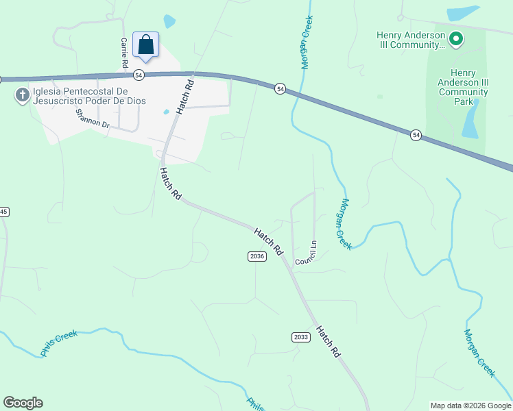map of restaurants, bars, coffee shops, grocery stores, and more near 639 Pine Acres Road in Chapel Hill