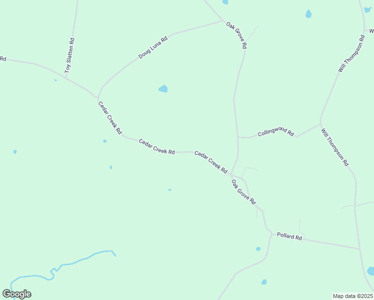 map of restaurants, bars, coffee shops, grocery stores, and more near 4132 Cedar Creek Road in Walling