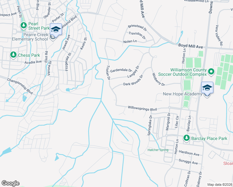 map of restaurants, bars, coffee shops, grocery stores, and more near 3180 Tristan Drive in Franklin
