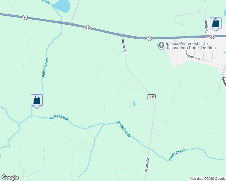 map of restaurants, bars, coffee shops, grocery stores, and more near 1212 Watson Road in Chapel Hill