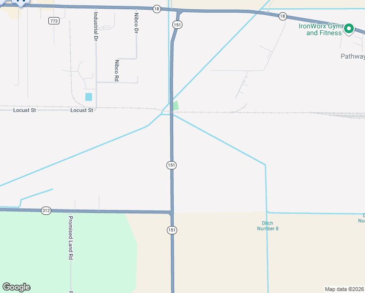 map of restaurants, bars, coffee shops, grocery stores, and more near 4626 North State Highway 151 in Blytheville