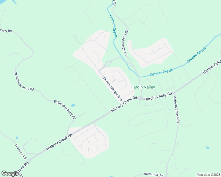 map of restaurants, bars, coffee shops, grocery stores, and more near 2245 Covered Bridge Boulevard in Knoxville