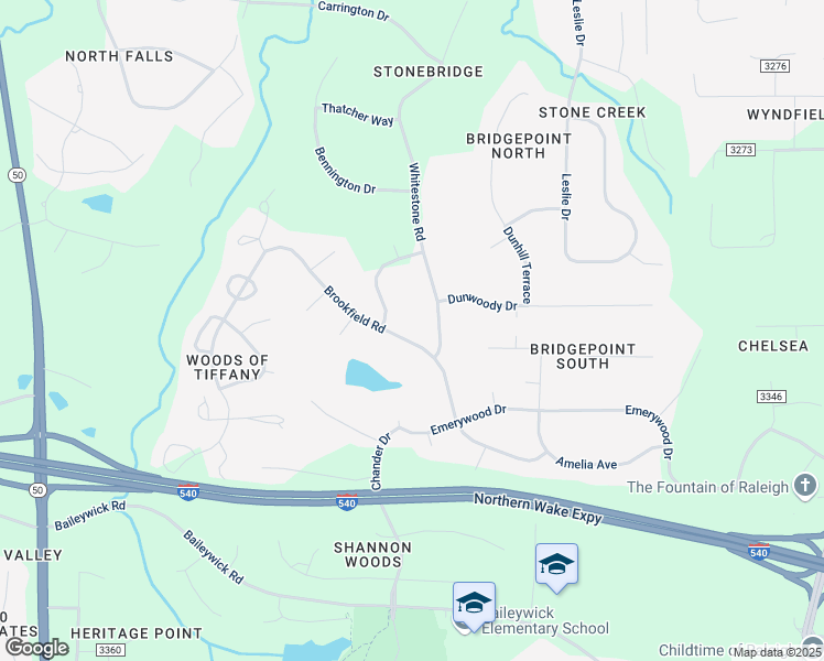 map of restaurants, bars, coffee shops, grocery stores, and more near 704 Brookfield Road in Raleigh