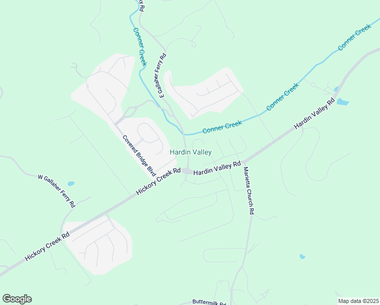 map of restaurants, bars, coffee shops, grocery stores, and more near 2201 Muddy Creek Lane in Knoxville