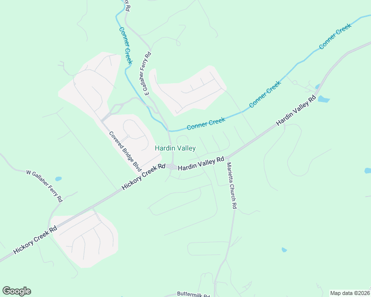 map of restaurants, bars, coffee shops, grocery stores, and more near 2120 Muddy Creek Lane in Knoxville