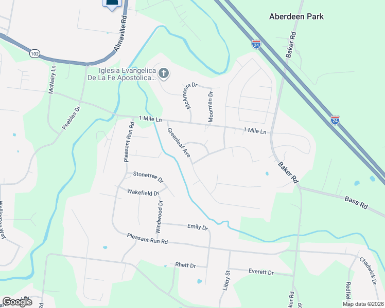 map of restaurants, bars, coffee shops, grocery stores, and more near 505 Greenleaf Avenue in Smyrna