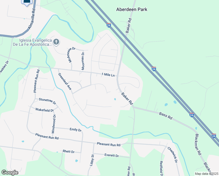 map of restaurants, bars, coffee shops, grocery stores, and more near 319 Shadowbrook Dr in Smyrna