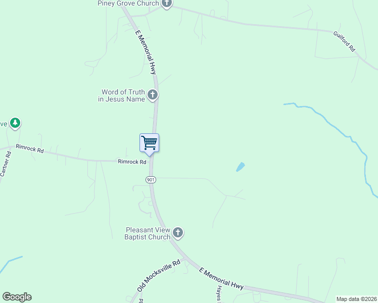 map of restaurants, bars, coffee shops, grocery stores, and more near 1139 East Memorial Highway in Harmony