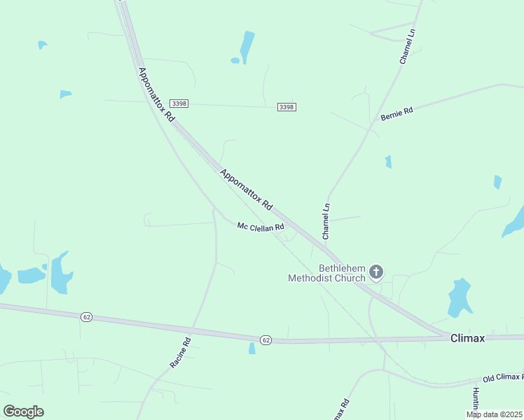 map of restaurants, bars, coffee shops, grocery stores, and more near 5866 Appomattox Road in Pleasant Garden
