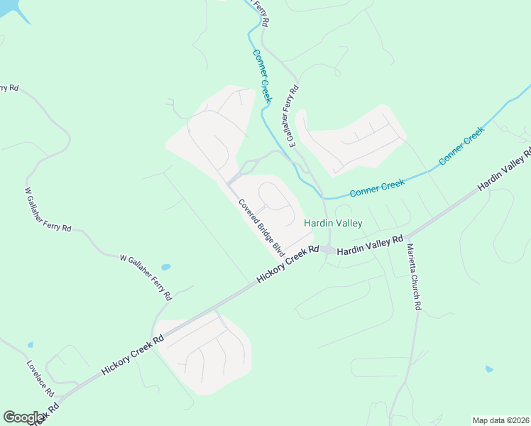 map of restaurants, bars, coffee shops, grocery stores, and more near 2245 Covered Bridge Boulevard in Knoxville