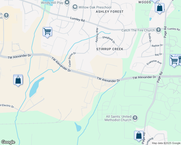 map of restaurants, bars, coffee shops, grocery stores, and more near in 