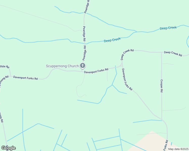 map of restaurants, bars, coffee shops, grocery stores, and more near 3445 Davenport Forks Road in Creswell
