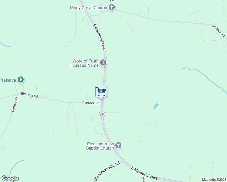 map of restaurants, bars, coffee shops, grocery stores, and more near 1139 East Memorial Highway in Harmony