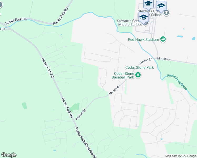 map of restaurants, bars, coffee shops, grocery stores, and more near 4356 Morton Lane in Smyrna