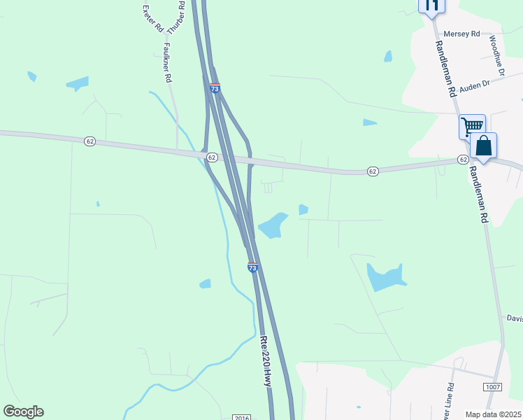 map of restaurants, bars, coffee shops, grocery stores, and more near 7106 Steeple View Drive in Randleman