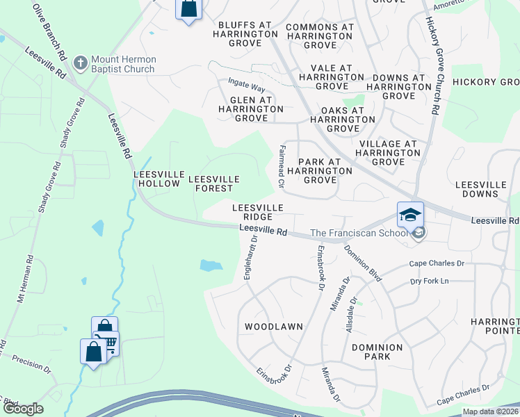 map of restaurants, bars, coffee shops, grocery stores, and more near 12010 McBride Drive in Raleigh