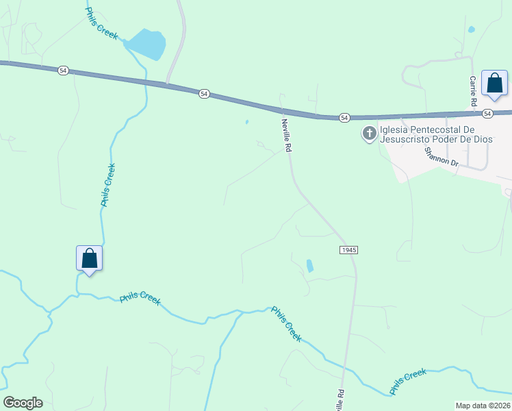 map of restaurants, bars, coffee shops, grocery stores, and more near 1206 McCauley Lane in Chapel Hill