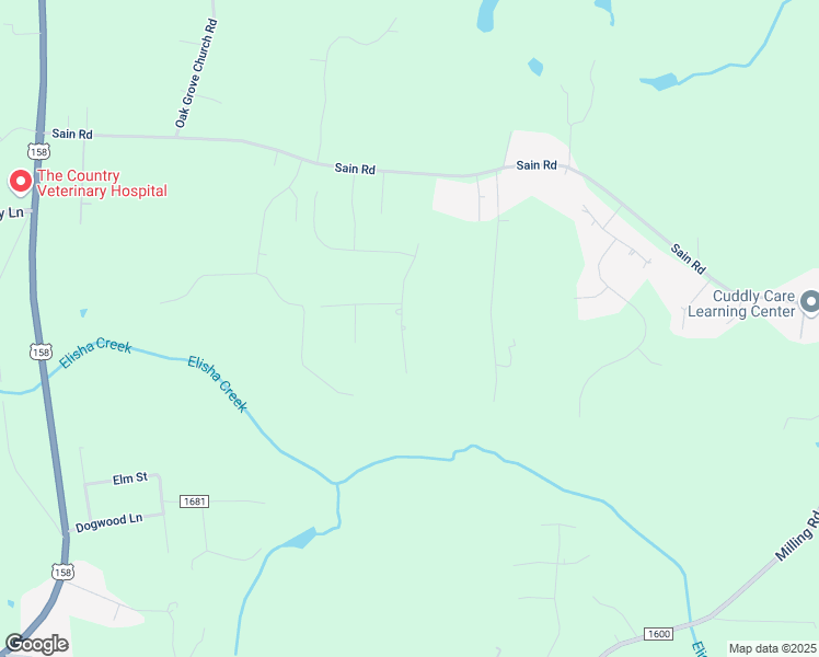 map of restaurants, bars, coffee shops, grocery stores, and more near 167 South Madera Drive in Mocksville