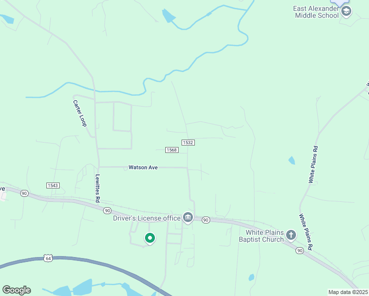 map of restaurants, bars, coffee shops, grocery stores, and more near 353 Winterhaven Road in Taylorsville