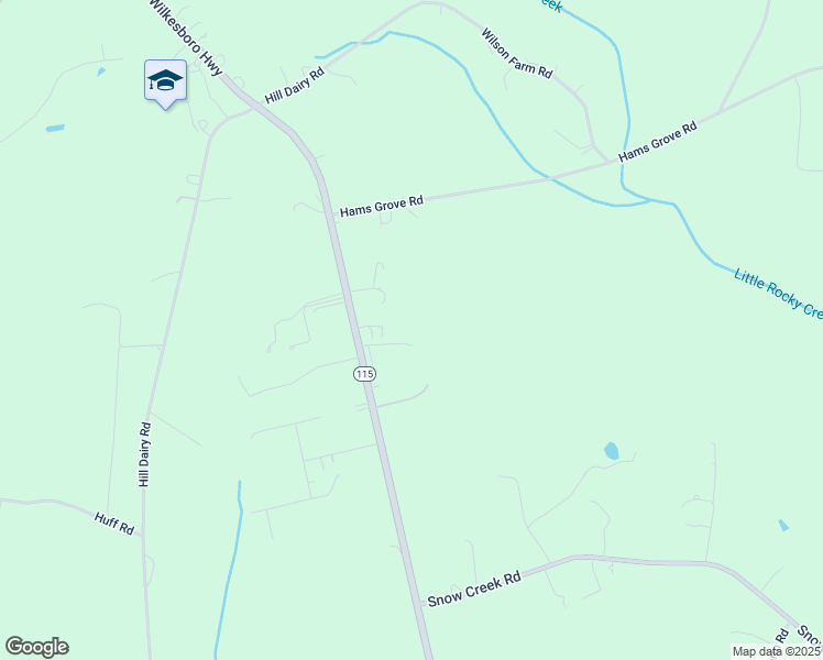 map of restaurants, bars, coffee shops, grocery stores, and more near 3914 Wilkesboro Highway in Statesville