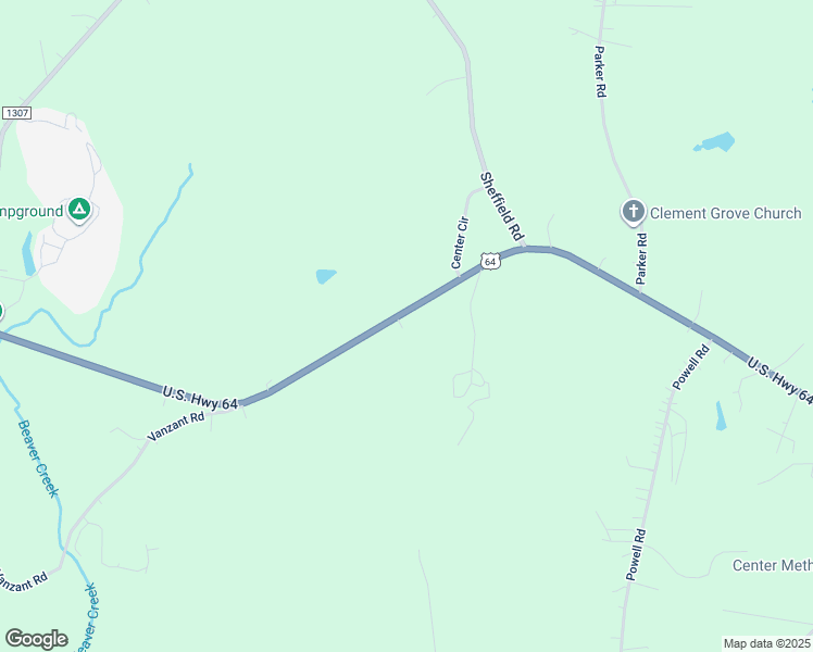 map of restaurants, bars, coffee shops, grocery stores, and more near 2469 U.S. 64 in Mocksville