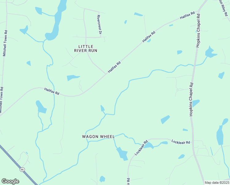 map of restaurants, bars, coffee shops, grocery stores, and more near 8004 Halifax Road in Youngsville