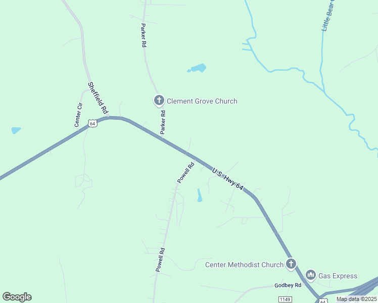 map of restaurants, bars, coffee shops, grocery stores, and more near 2170 U.S. 64 in Mocksville