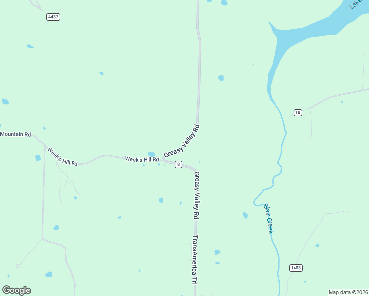 map of restaurants, bars, coffee shops, grocery stores, and more near 13490-13682 Greasy Valley Road in Prairie Grove