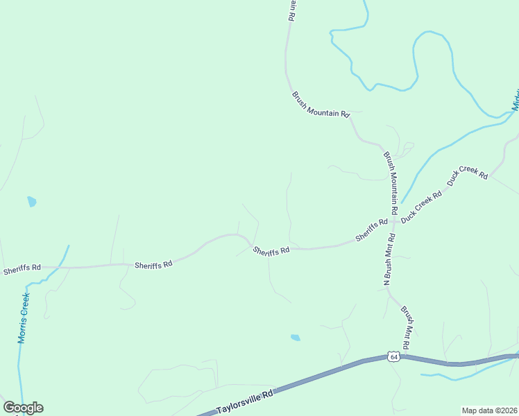 map of restaurants, bars, coffee shops, grocery stores, and more near 1234 Candace Lane in Lenoir