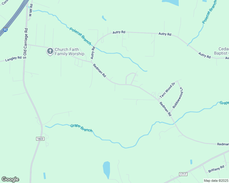 map of restaurants, bars, coffee shops, grocery stores, and more near 5391 Redman Road in Rocky Mount