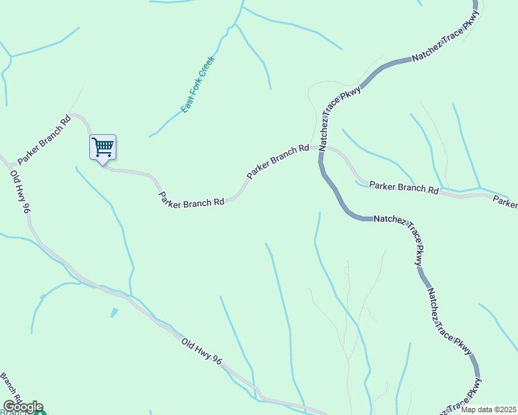 map of restaurants, bars, coffee shops, grocery stores, and more near 5511 Parker Branch Road in Franklin