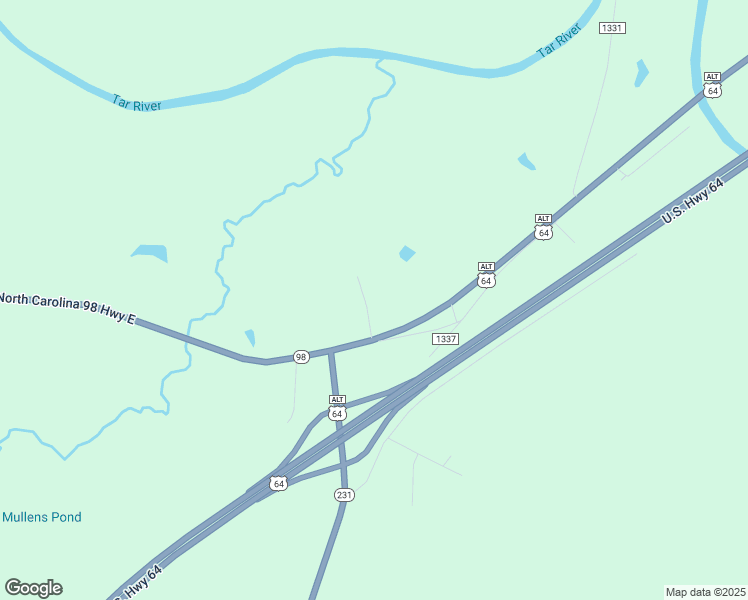 map of restaurants, bars, coffee shops, grocery stores, and more near 191 River Ridge Lane in Spring Hope
