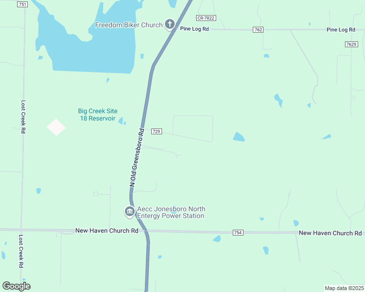 map of restaurants, bars, coffee shops, grocery stores, and more near 4662 Highway 351 in Jonesboro