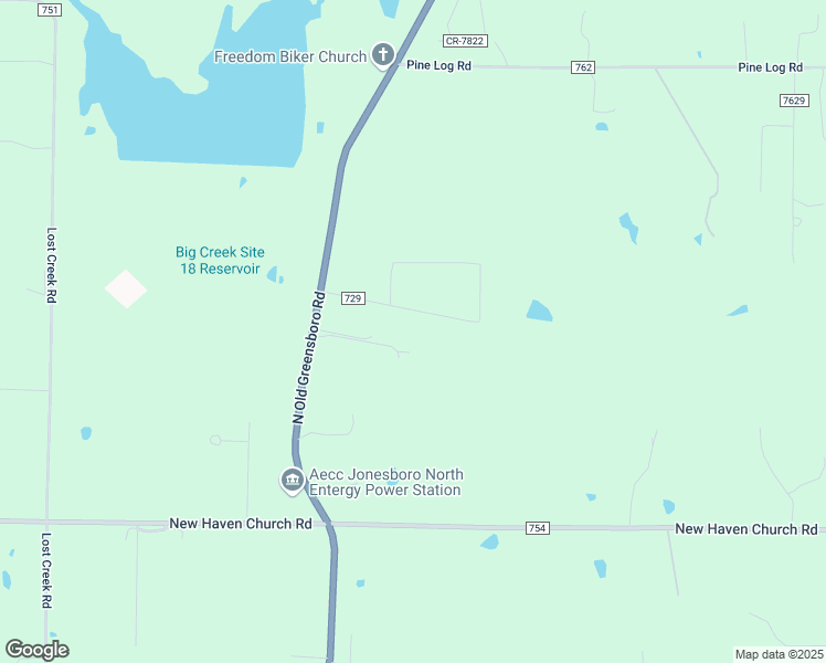 map of restaurants, bars, coffee shops, grocery stores, and more near 4662 Highway 351 in Jonesboro