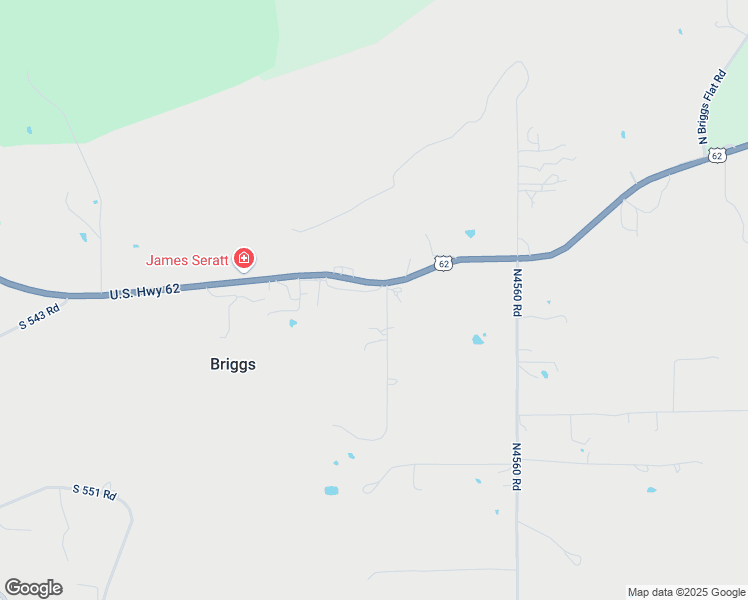map of restaurants, bars, coffee shops, grocery stores, and more near 22653 East 775 Road in Tahlequah
