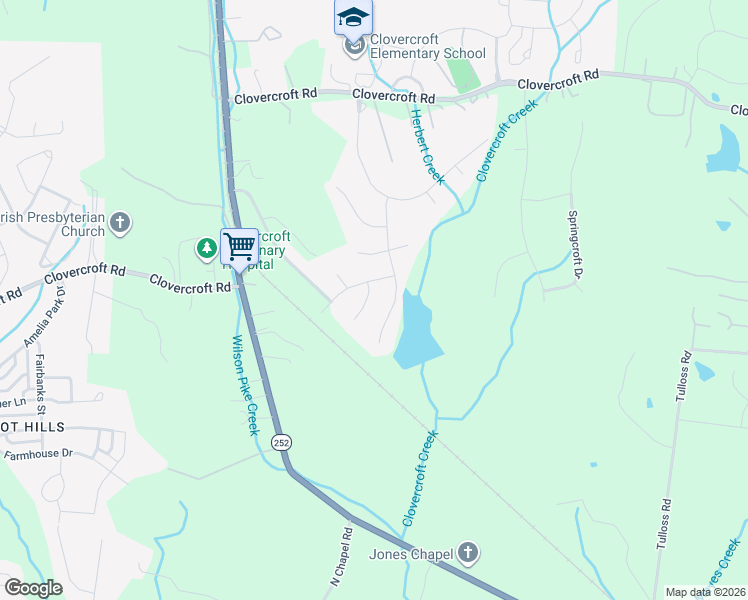 map of restaurants, bars, coffee shops, grocery stores, and more near 5012 Blackjack Drive in Franklin