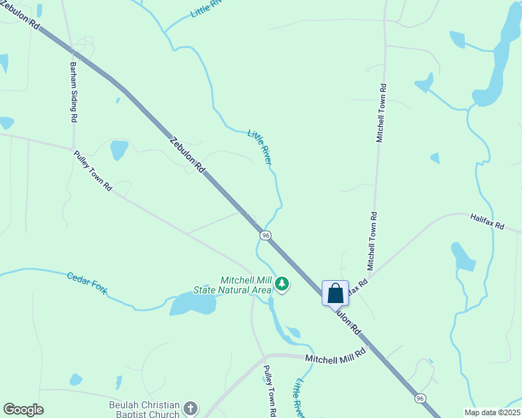 map of restaurants, bars, coffee shops, grocery stores, and more near 5300 Zebulon Road in Wake Forest