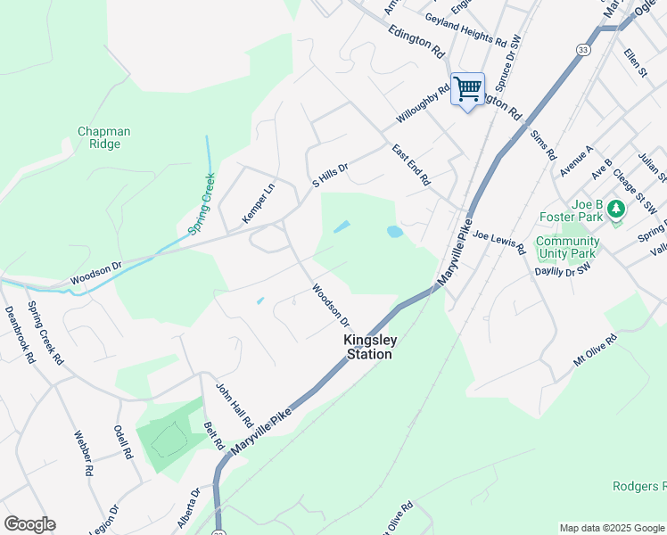map of restaurants, bars, coffee shops, grocery stores, and more near 1908 Breeden Lawson Way in Knoxville