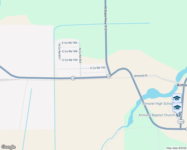 map of restaurants, bars, coffee shops, grocery stores, and more near 312 Armorel Drive in Blytheville