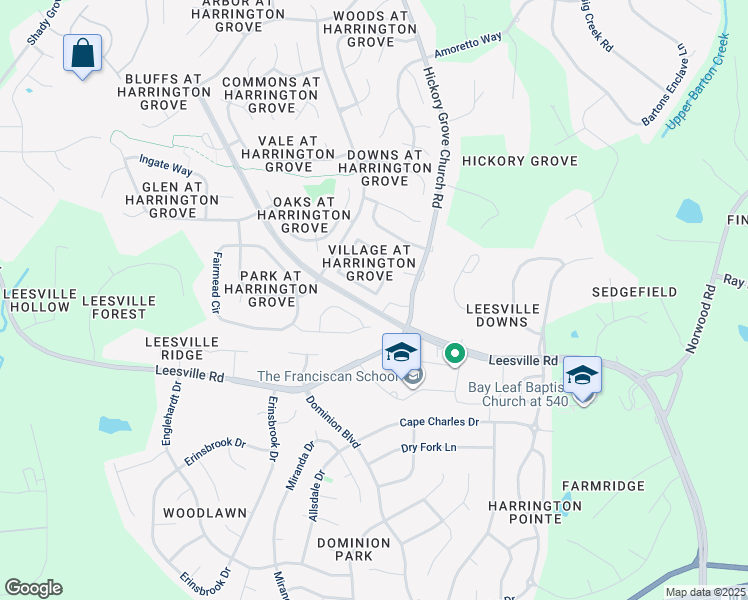 map of restaurants, bars, coffee shops, grocery stores, and more near 5001 Dawn Piper Drive in Raleigh