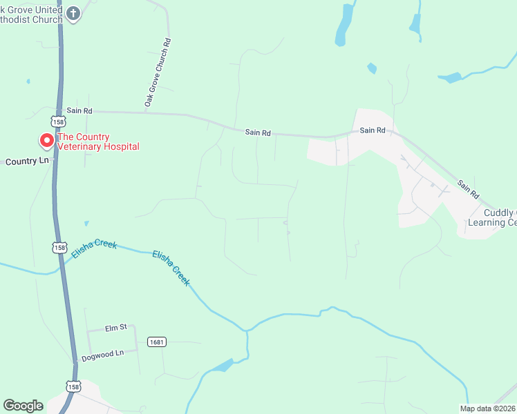 map of restaurants, bars, coffee shops, grocery stores, and more near 138 Matthias Court in Mocksville