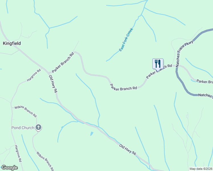 map of restaurants, bars, coffee shops, grocery stores, and more near 5557 Parker Branch Road in Franklin