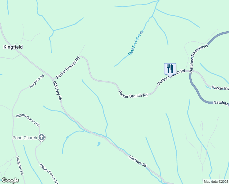 map of restaurants, bars, coffee shops, grocery stores, and more near 5557 Parker Branch Road in Franklin