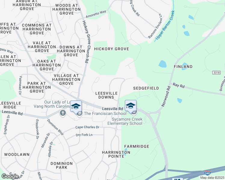 map of restaurants, bars, coffee shops, grocery stores, and more near 11108 Lakeshore Drive in Raleigh