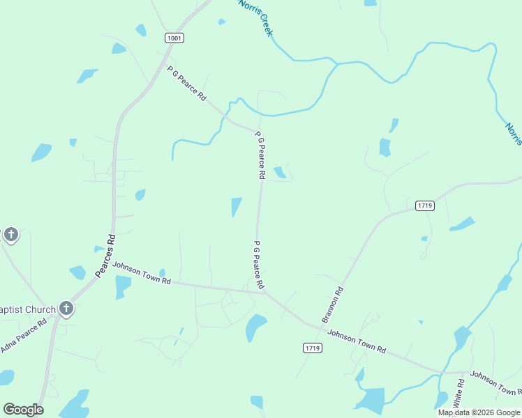 map of restaurants, bars, coffee shops, grocery stores, and more near 350 P G Pearce Road in Zebulon