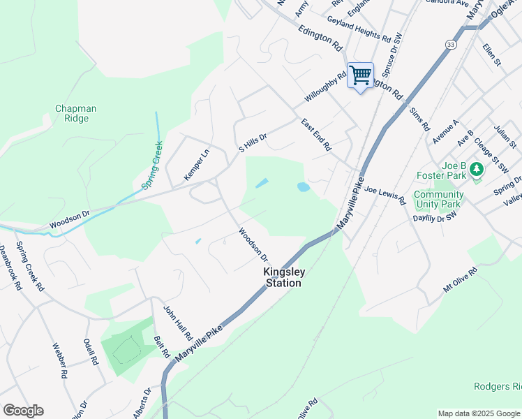 map of restaurants, bars, coffee shops, grocery stores, and more near 1908 Breeden Lawson Way in Knoxville